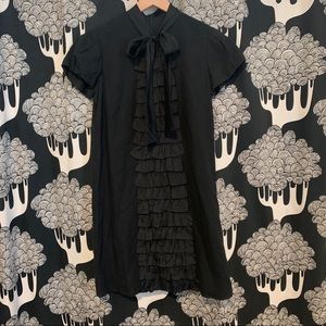 Short ruffled mini dress